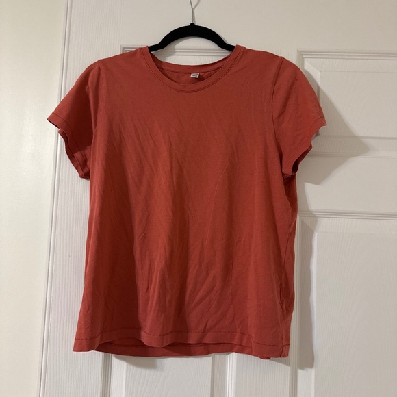 Rust Orange T-Shirt - Relaxed Fit Basic Tee - Picture 1 of 1